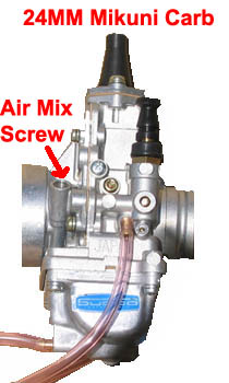 Carburetor Air Fuel Mixture Screw + Idle Speed Adjustment Screw